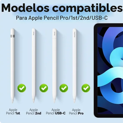 Vista 2 de Puntas de repuesto para Apple Pencil Pro/Pencil de 2ª generación/Pencil de 1ª generación/Pencil USB-C (paquete de 4) Multiple Mixed Tip Styles