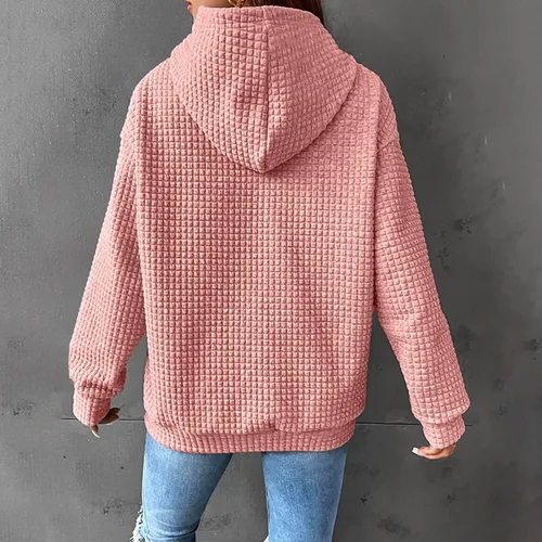 Vista 44 de SHAOBGE Sudaderas con capucha de gran tamaño para mujer, sudaderas con capucha para entrenamiento, suéteres casuales y cómodos trajes de moda