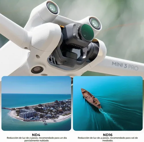 Vista 4 de K&F CONCEPT Filtro ND variable ND2-32 (1-5 Stop) para DJI Mini 3 Pro