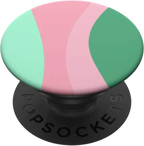 Vista 6 de Retro Waves Swirls Stripes 70s Aesthetic Wavy Rainbow PopSockets MagSafe PopGrip for iPhone