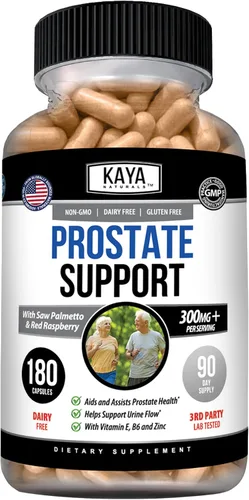 Vista 11 de Kaya Naturals Soporte de próstata con Saw Palmetto y Pygeum, 30 cápsulas