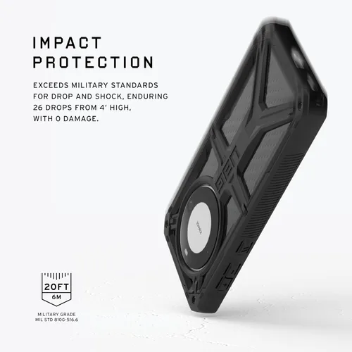 Vista 2 de URBAN ARMOR GEAR Funda UAG diseñada para Huawei Mate 60 Pro Monarch de fibra de carbono, resistente funda protectora militar probada contra caídas