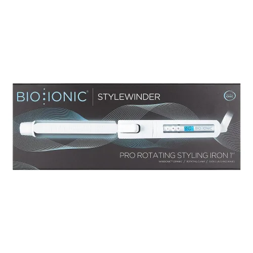 Vista 2 de BIO Ionic StyleWinder Professional Rotating Curling Iron - Ceramic Curling Iron, 1 Hour Automatic Shut-Off, 440 °F Temperature Control Curling Wand
