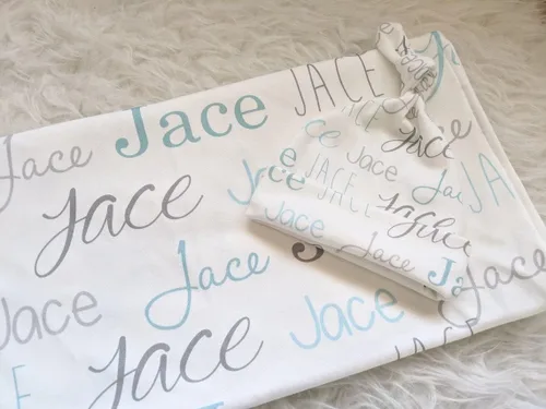 Vista 12 de Manta con nombre personalizada para bebé, niño, niña y niños. Manta con nombre personalizado del nombre del bebé. Manta con nombre personalizada