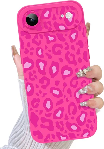 Vista 45 de TEAUGHT Compatible con iPhone 11 Funda con patrón lindo estampado de leopardo negro guepardo + protector de pantalla a prueba de golpes, funda