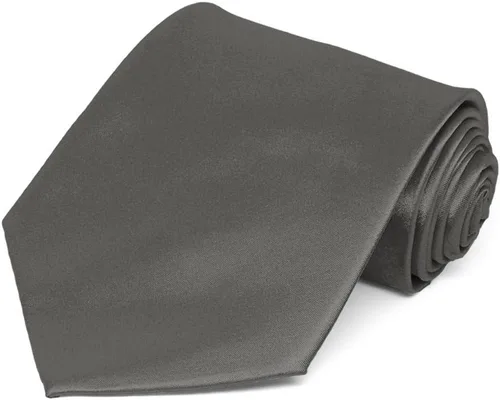 Vista 94 de tiemart Corbata de color sólido para hombre Longitud estándar