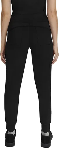 Vista 2 de Healing Hands Pantalón de uniforme médico tipo jogger para mujer Tara con 6 bolsillos, duradero, elástico en 2 direcciones y tela de fácil cuidado