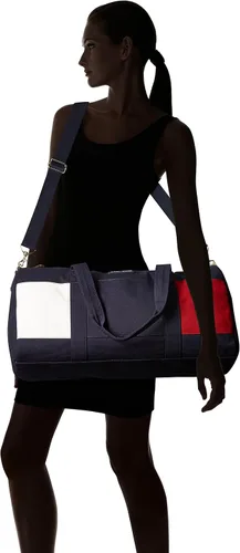 Vista 6 de Tommy Hilfiger Bolsa de lona clásica, Azul Marino, talla única