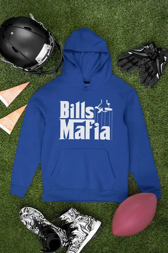 Vista 3 de Expression Tees Mafia Bills Mafia Godfather Racerback Camiseta sin mangas para mujer
