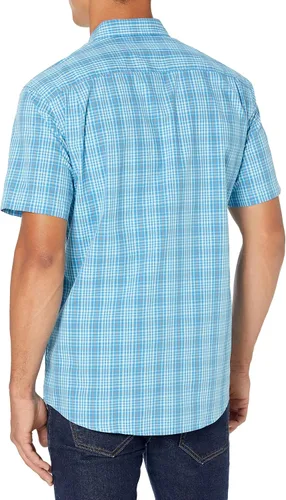 Vista 3 de Tienda Essentials - Camisa de popelina de manga corta de ajuste regular para hombre