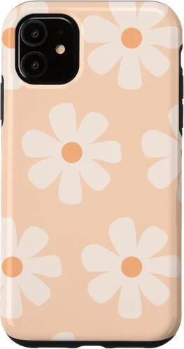 Vista 8 de Orange Floral Aesthetics Daisy Flower Daisies Pattern Case for iPhone 16