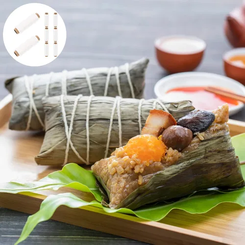 Vista 5 de Kichvoe Cordel de cocina 8 rollos de cuerda de algodón para panaderos, cuerda de algodón blanco, cuerda de cocción para atar carne, hacer