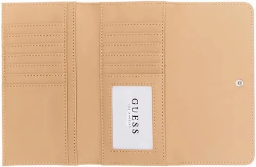 Vista 3 de GUESS Bolso de mano acolchado grande para mujer - Latte Beige