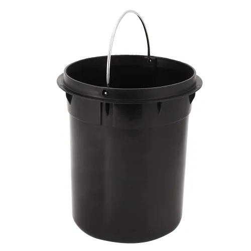 Vista 7 de Pomya Bote de basura de acero inoxidable de 3 litros con pedal escalonado para el hogar, contenedor de basura para inodoro, baño, cocina, sala