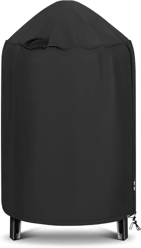 Vista 9 de Unicook Cubierta Redonda para Parrilla de Carboncillo Compatible con Parrilla Weber de 22 Pulgadas, Resistente al Agua, Resistente al