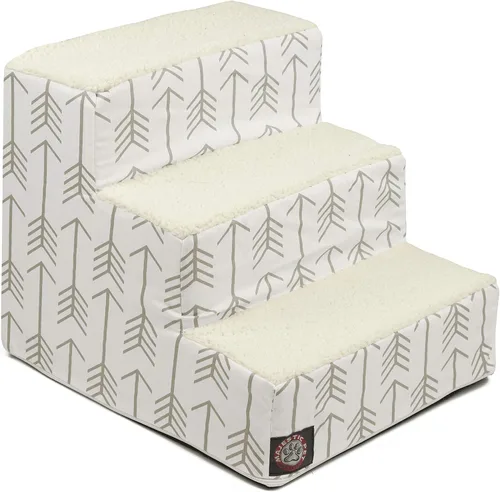 Vista 84 de Majestic Pet - Escaleras portátiles para mascotas suave escalón de espuma de sherpa escalones para perros y gatos rampa para cachorros