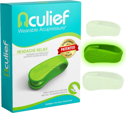 Vista 8 de Aculief Soporte de Acupresión Natural Portátil - Gestión Específica de Tensión y Herramienta de Acupresión - Comodidad Discreta Para Llevar - Ajuste