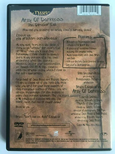 Vista 3 de Bruce Campbell vs. Army Of Darkness - The Director's Cut (Official Bootleg Edition)
