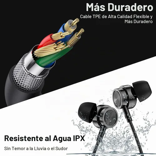 Vista 4 de Auriculares USB C para Samsung S25 S24 S23 Ultra FE S22 A16 A55 A54 Auriculares magnéticos intrauditivos tipo C con micrófono, control de volumen