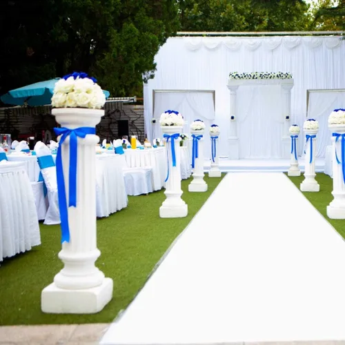 Vista 5 de 25 cintas decorativas para sillas de boda, lazos de satén para ferias comerciales, eventos de Navidad, baby shower, fiesta de cumpleaños, aguamarina