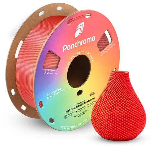 Vista 45 de Polymaker Panchroma - Filamento PLA mate de 0.07 in, 2.2 lbs, madera de Madera mate de doble degradado
