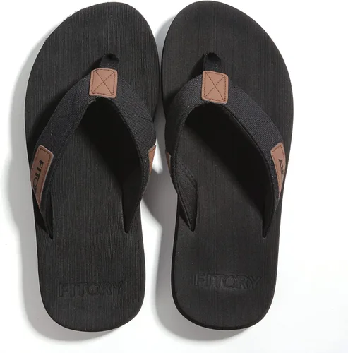 Vista 6 de FITORY Chanclas para hombre, sandalias cómodas para playa, tallas 6-15