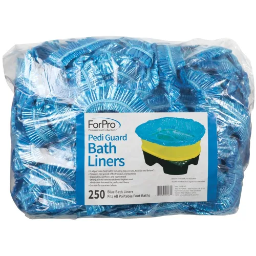 Vista 4 de ForPro Professional Collection Pedi Guard - Revestimientos de baño, aptos para todos los baños de pies portátiles, revestimientos desechables