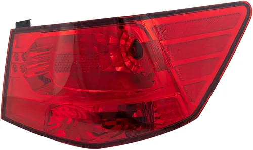 Vista 2 de Evan-Fischer - Conjunto de luz trasera compatible con Kia Forte 2010-2013 Outer Sedan lado del pasajero