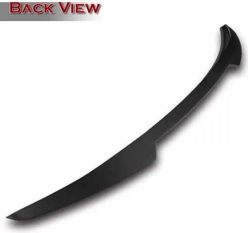 Vista 4 de W-Power - Alerón para tapa trasera de maletero de plástico ABS estilo V compatible con Mazda 3 Sedán 2019-2023, 2020 2021 2022 (negro mate)