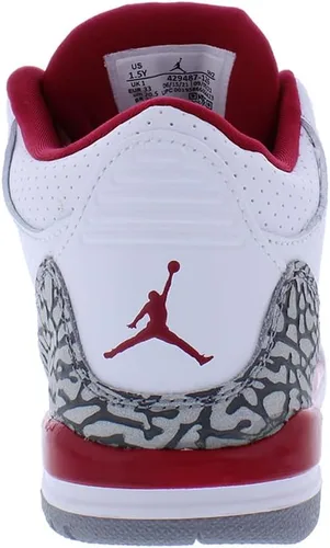 Vista 4 de Nike Air Jordan 3 Retro Blanco Cemento Reimaged Grade School