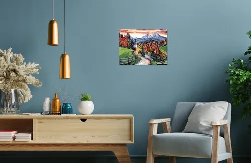 Vista 5 de Ravensburger CreArt Beautiful Baviera - Kit de pintura por números para adultos, pintura de artes y manualidades para edades de 14 años en adelante