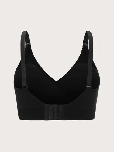 Vista 4 de Milumia Bralettes de lactancia con relleno de 3 piezas para mujer