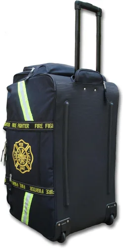 Vista 2 de Lightning X Premium Rolling Firefighter Turnout Bunker Gear Bag wWheels, Retractable Handle, Fully Molded 3