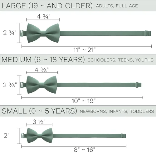Vista 4 de Bow Tie House TM, pajaritas para hombre de cualquier edad preatadas para hombre con clip en diseño para adultos