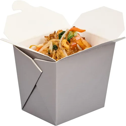 Vista 27 de Restaurantware Cajas para llevar comida china: 25 paquetes de 16 onzas, recipientes desechables para llevar, resistentes a la grasa, recipientes