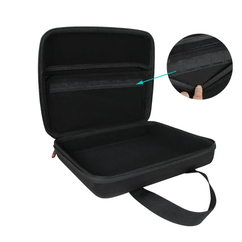 Vista 5 de Hermitshell Hard EVA Travel Black Case Fits Nintendo Switch System