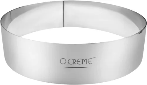 Vista 26 de O'Creme Anillo para Pastel de Acero Inoxidable Resistente Redondo Molde de Anillo para Pastel Mousse para Hornear, Decoración de Pasteles de Postre