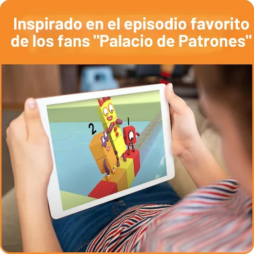 Vista 4 de hand2mind Numberblocks Race to Pattern Palace! Juego de mesa, juegos de mesa educativos, números para niños pequeños, juguetes de matemáticas