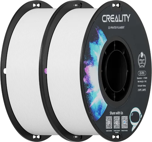 Vista 18 de Creality Filamento de poliuretano termoplástico de 1.75 pulgadas, 4.4 lbs, filamento de impresión 3D 95A, alta dureza y resistencia