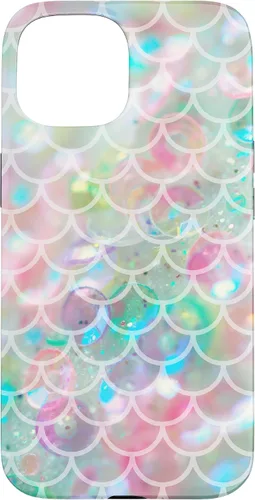 Vista 6 de Funda para iPhone 16 Mermaidcore Aesthetic Scales Ombre Pastel Sirencore