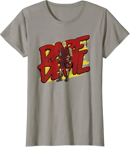Vista 26 de Marvel Daredevil - Traje amarillo y rojo She-Hulk Disney+ camiseta, Negro