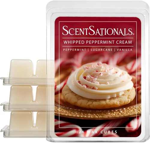 Vista 8 de Scentsationals Galletas de mantequilla marrón perfumada cera de Navidad
