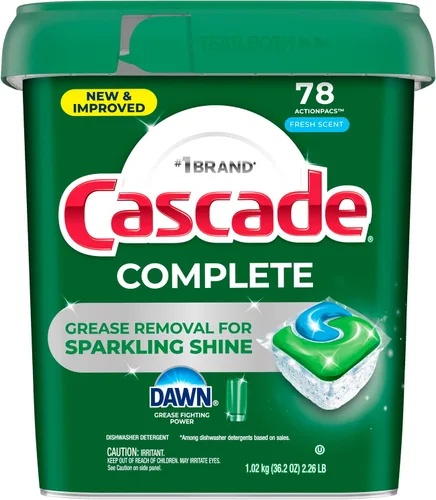 Vista 9 de Paquetes de acción completa Cascade, detergentes para lavavajillas, Nuevo, 1, 1