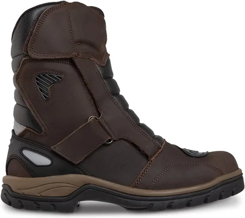 Vista 3 de WORKLAND 77418 Motorcycle Boots for Men - Work Boots For Men - Combat Tactical Mens Boots - Biker Boots for Touring, Sports - Full Leather