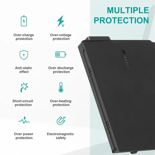 Vista 6 de 7WNW1 GK3D3 - Batería para portátil compatible con Dell Latitude 5424 5420 Rugged 7424 Extreme P85G P86G P137G P137G001 P137G002 P85G001 P86G001