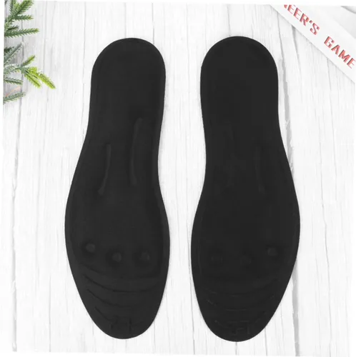 Vista 4 de 2 pares de plantillas para pies planos, plantilla de zapatos transpirable, plantillas de gel líquido, plantillas a prueba de golpes, 3 piezas