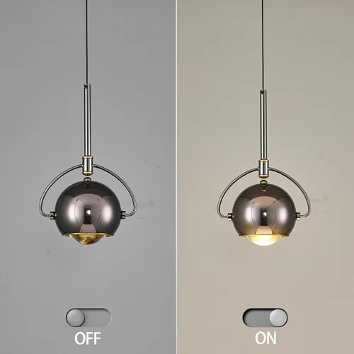 Vista 3 de Lámpara Colgante Moderna, Iluminación Colgante LED Regulable en Negro, Luces Colgantes Ajustables para Isla de Cocina, Comedor, Dormitorio, Bar