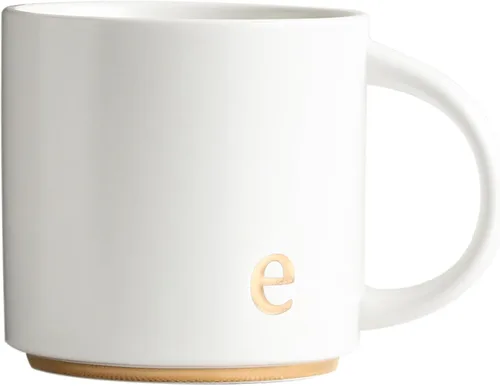 Vista 11 de COLLECTIVE HOME - Tazas de cerámica con monograma, tazas de café con inicial dorada de 15 onzas, elegantes tazas de té del alfabeto, elegante taza p