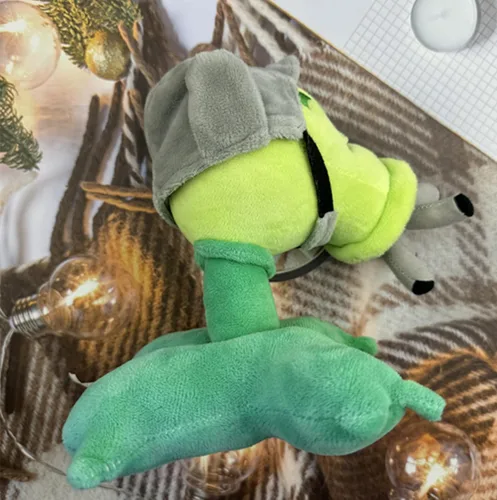 Vista 5 de JHESAO 8 "Plantas y Peashooter Zombies Juguetes de peluche PVZ 1 2 Peluche Suave Muñeca Gatling Guisante Tirador Juguete Nuevo