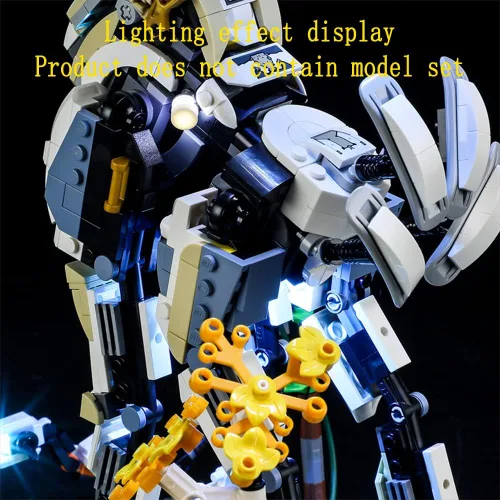 Vista 8 de GEAMENT Kit de luces LED compatible con Lego Horizon Forbidden West:Tallneck - Juego de iluminación para modelo de construcción 76989